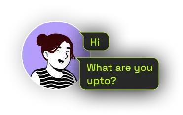 Female chatting